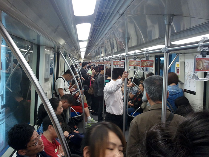 Şangay'da çok sağlam bir metro